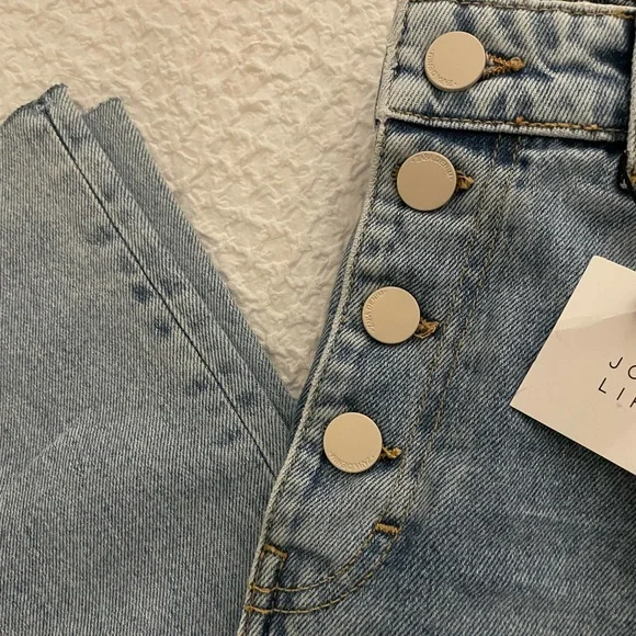 Zara NWOT women’s size 6 high rise denim, slim fit, cropped length, comfort - Picture 5 of 9